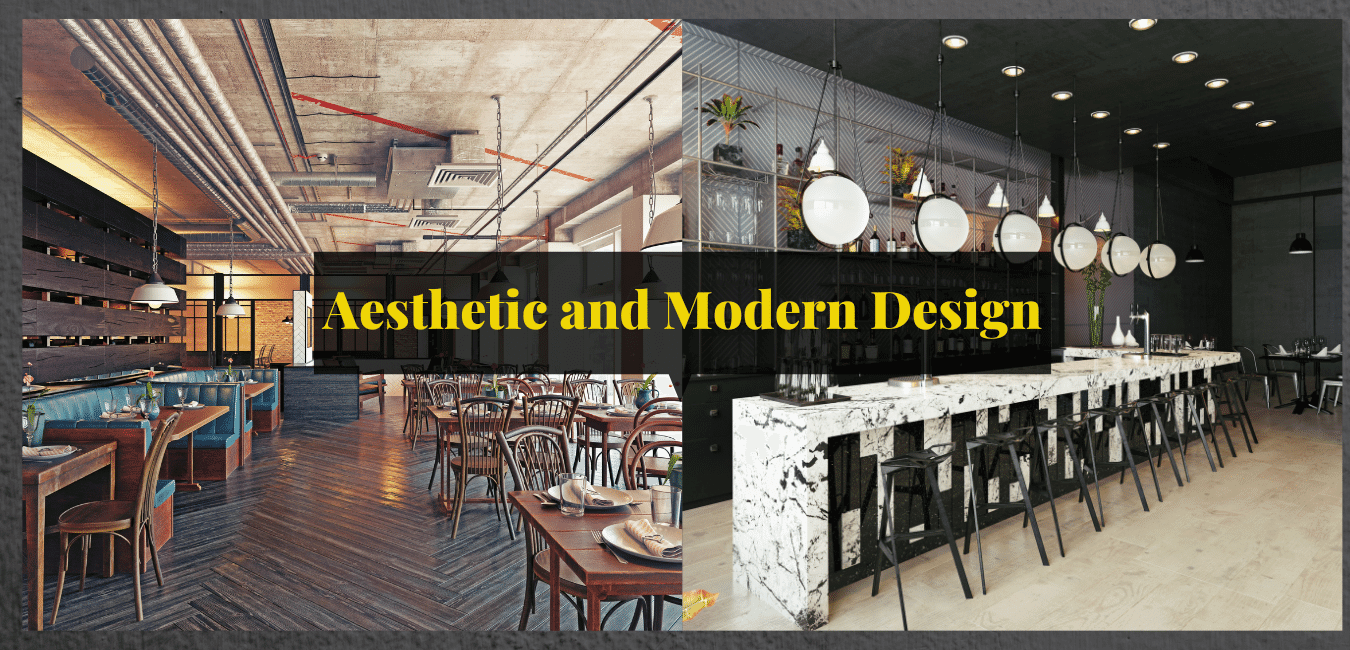 Aesthetic and modern Kitchen design material