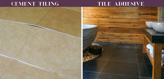 Wallnut tile Adhesive to avoid such issues