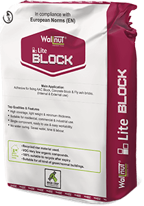 Wallnut Lite Block Adhesive for AAC blocks